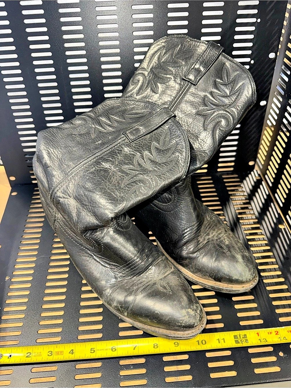 Dingo Men's Deertan Western Black Boots